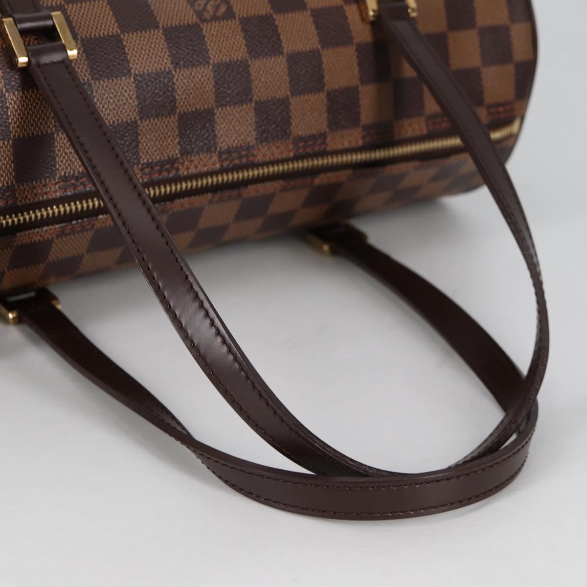 LOUIS VUITTON Damier Ebene Papillon 30 Hand Bag N51303 LV Auth BA5150V
