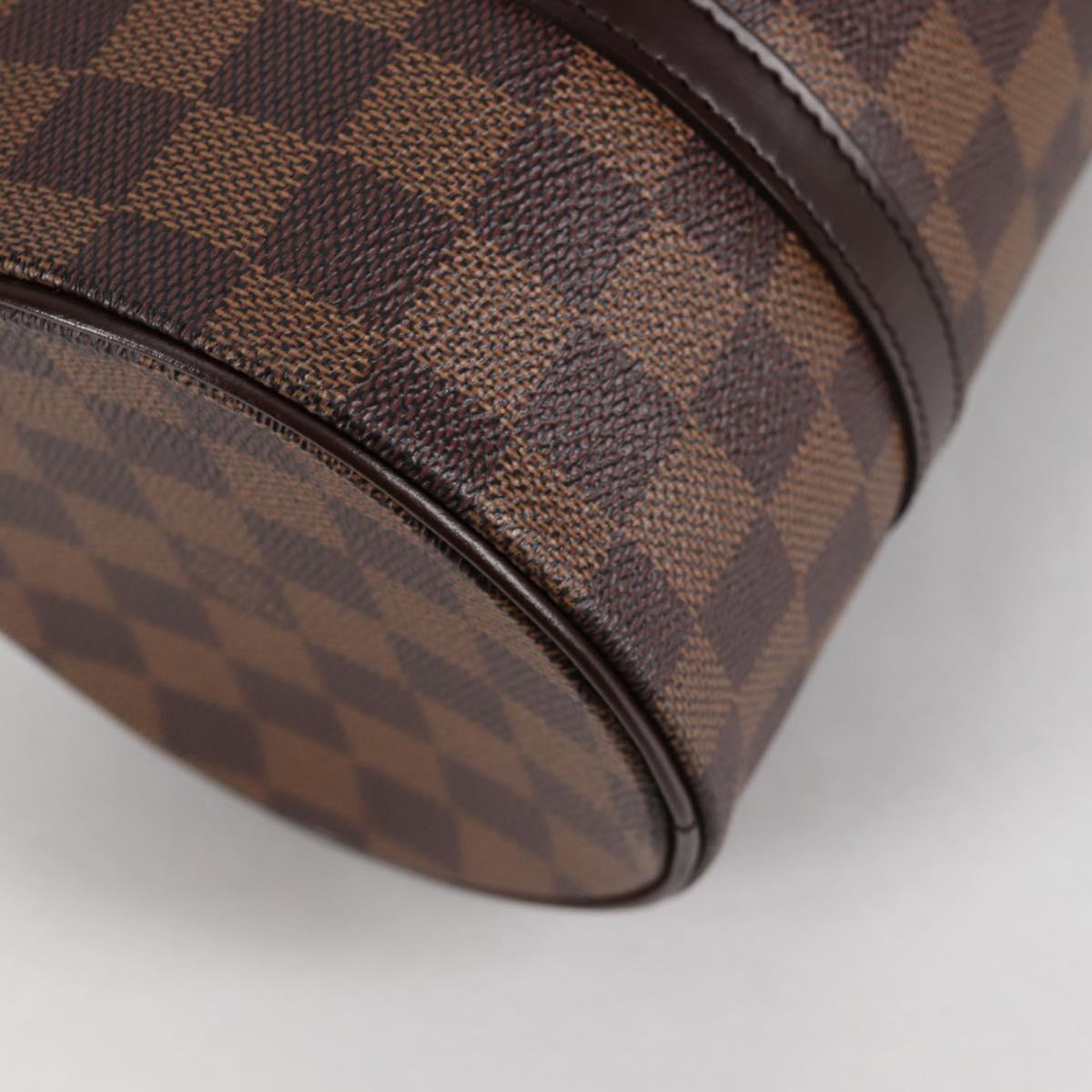LOUIS VUITTON Damier Ebene Papillon 26 Hand Bag M51304 LV Auth BA5151V