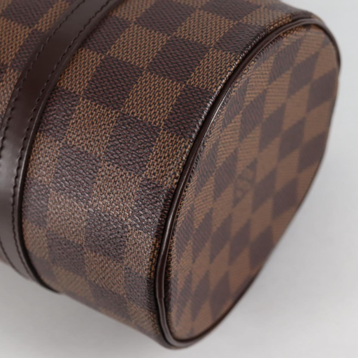 LOUIS VUITTON Damier Ebene Papillon 26 Hand Bag M51304 LV Auth BA5151V