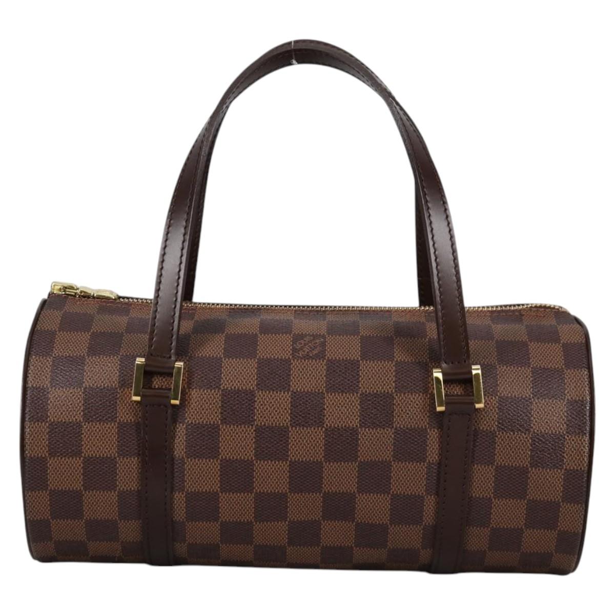 LOUIS VUITTON Damier Ebene Papillon 26 Hand Bag M51304 LV Auth BA5151V