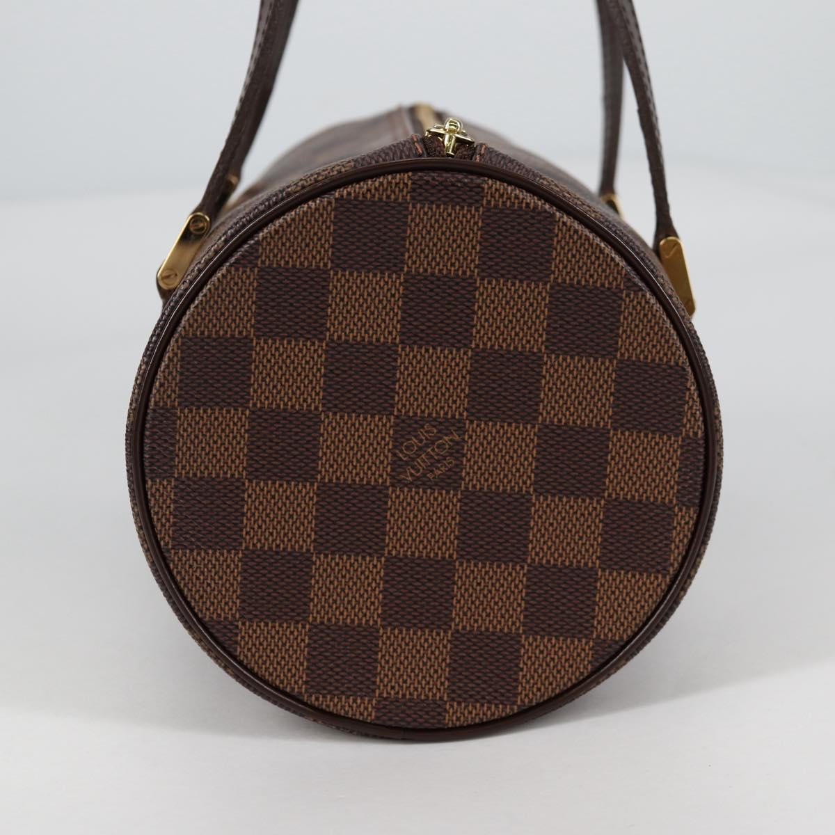 LOUIS VUITTON Damier Ebene Papillon 26 Hand Bag M51304 LV Auth BA5151V