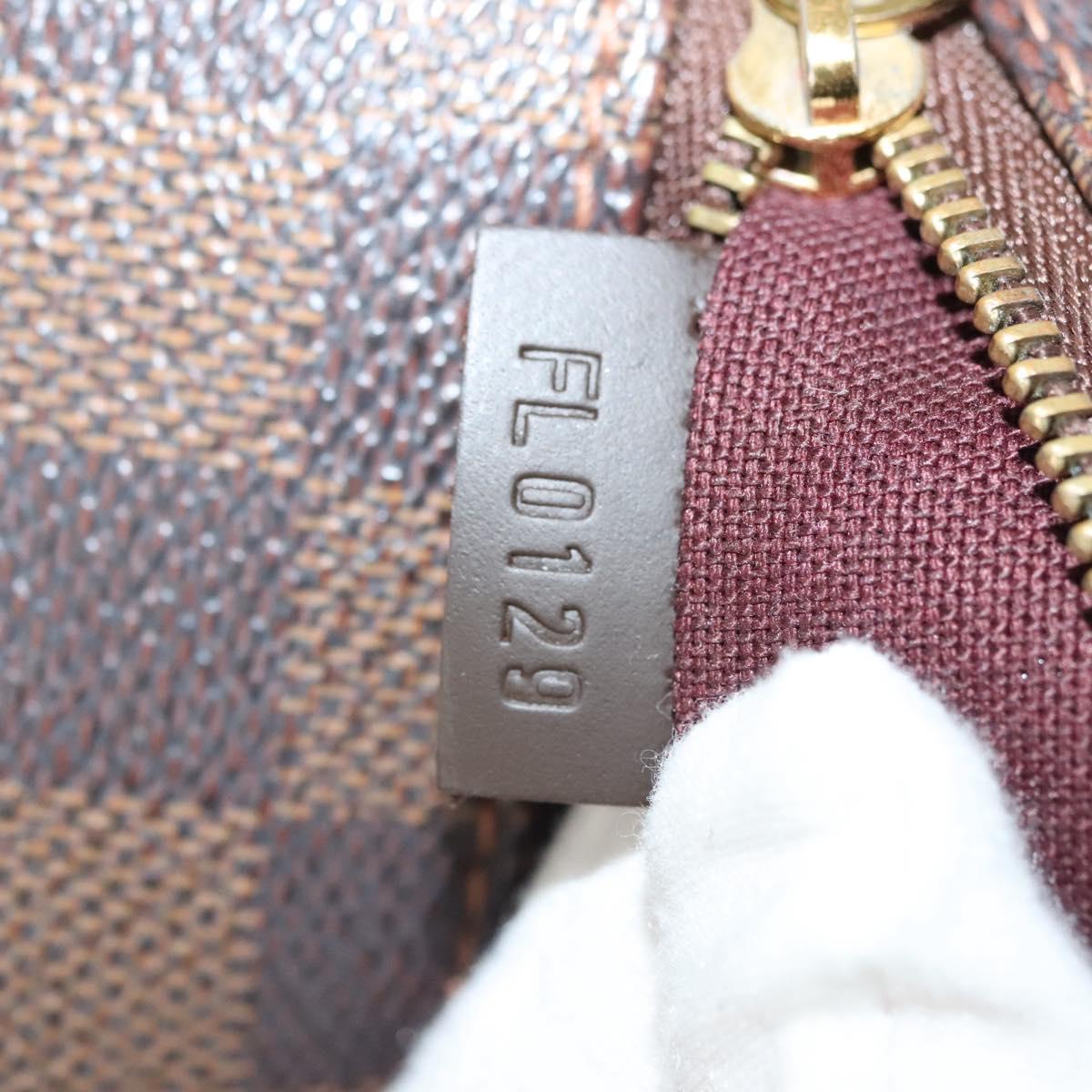 LOUIS VUITTON Damier Ebene Jena MM Tote Bag N41013 LV Auth BA5152