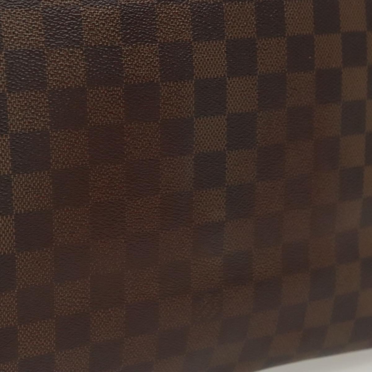 LOUIS VUITTON Damier Ebene Jena MM Tote Bag N41013 LV Auth BA5152