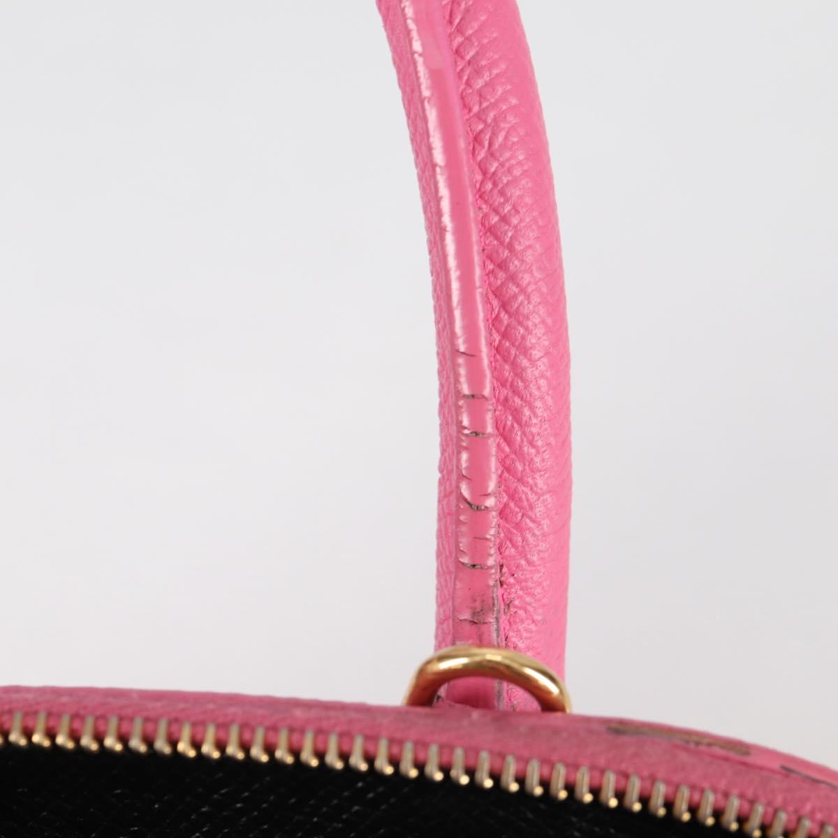 BALENCIAGA Ville Top Handle S Hand Bag Leather 2way Pink 518873 Auth BA5162M