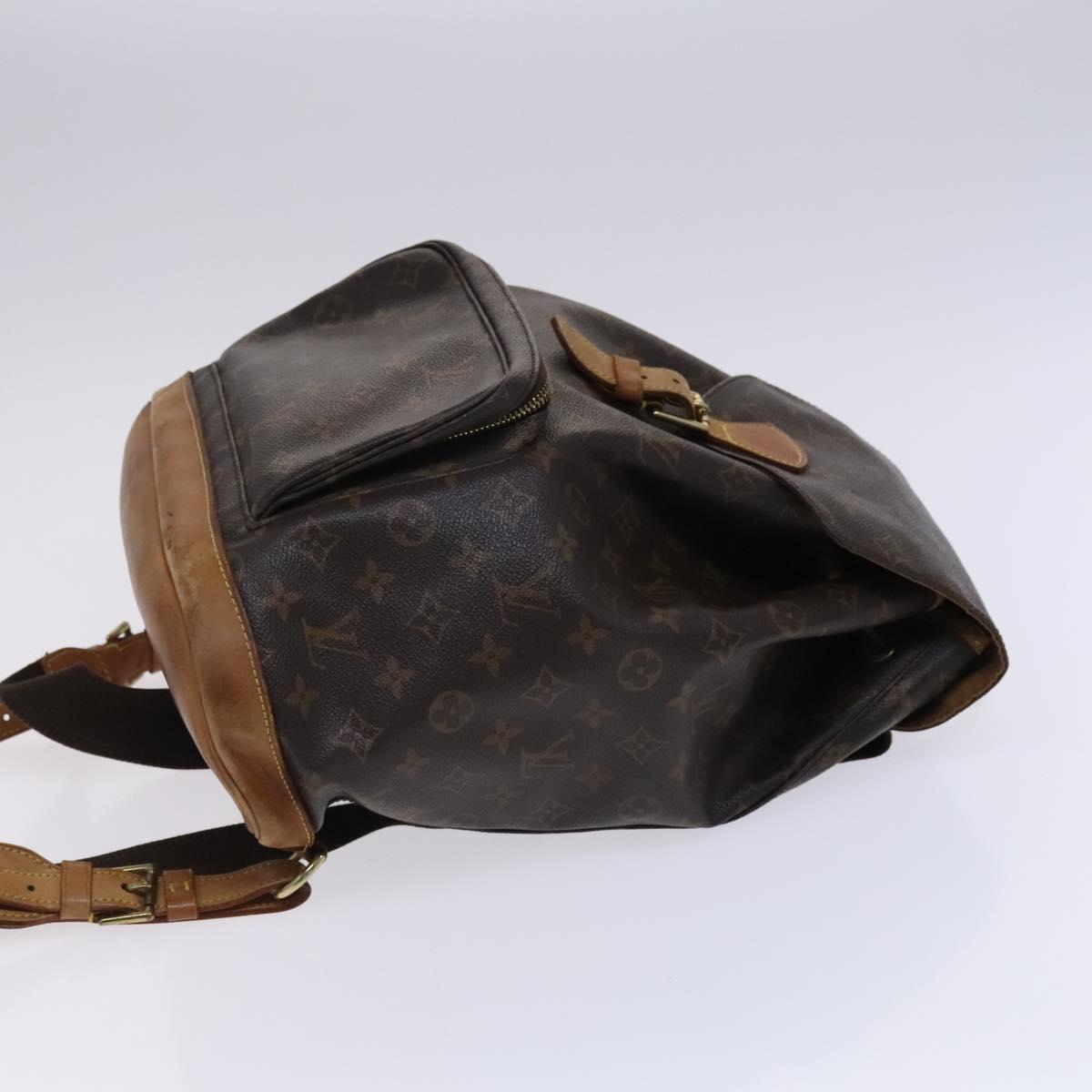 LOUIS VUITTON Monogram Montsouris GM Backpack M51135 LV Auth BA517