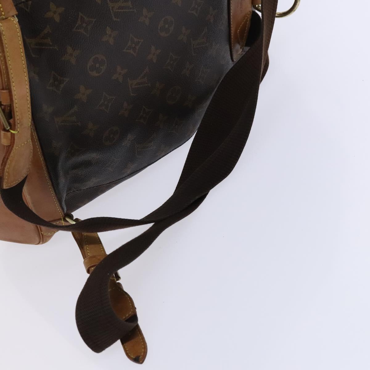 LOUIS VUITTON Monogram Montsouris GM Backpack M51135 LV Auth BA517