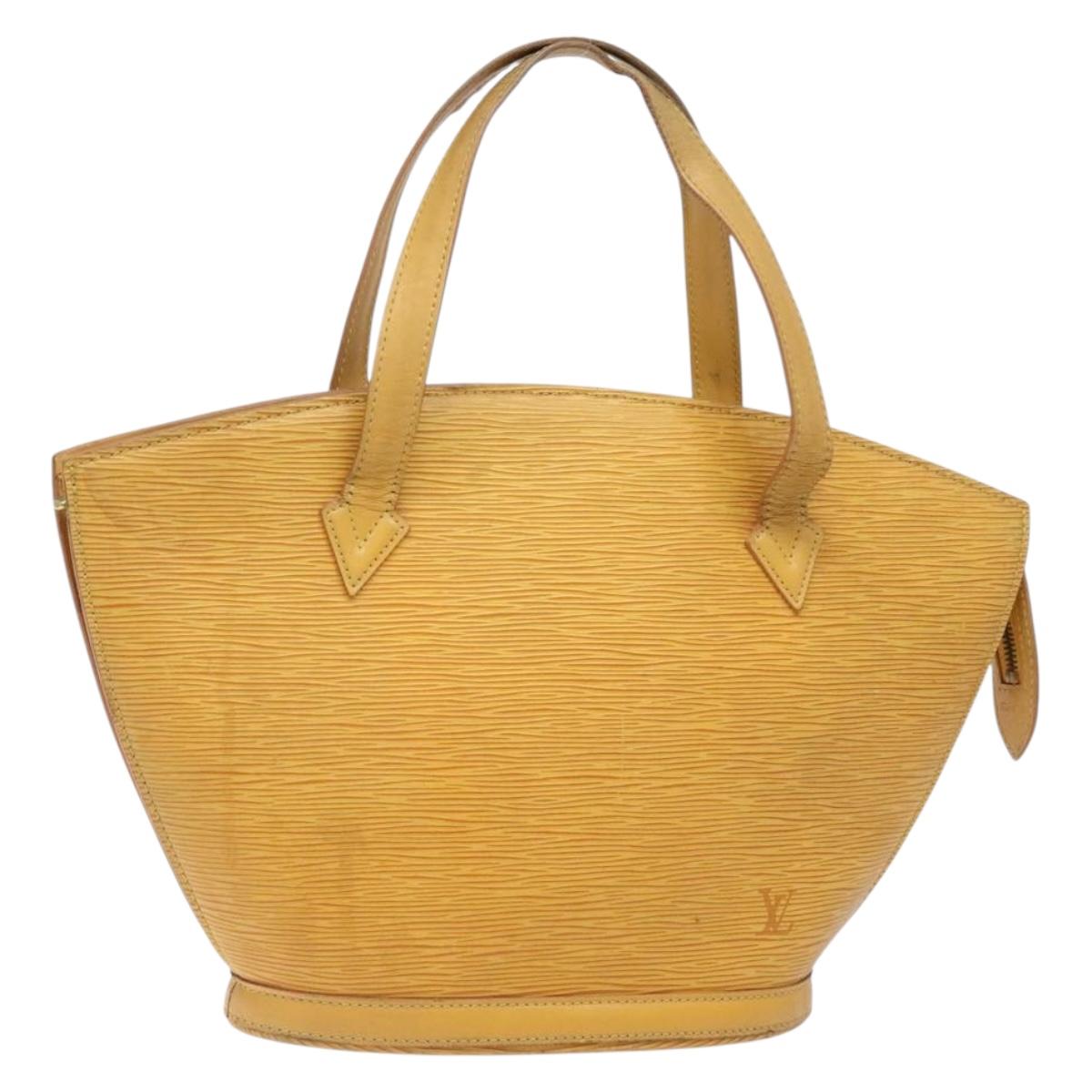 LOUIS VUITTON Epi Saint Jacques Hand Bag Yellow M52279 LV Auth BA5170