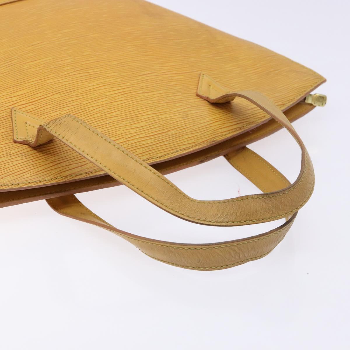 LOUIS VUITTON Epi Saint Jacques Hand Bag Yellow M52279 LV Auth BA5170