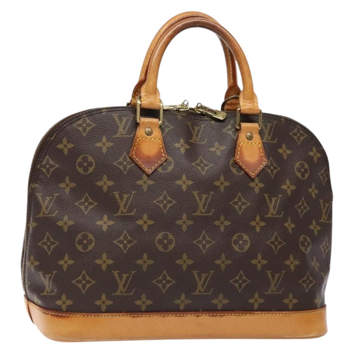 LOUIS VUITTON Monogram Alma Hand Bag M51130 LV Auth BA5172