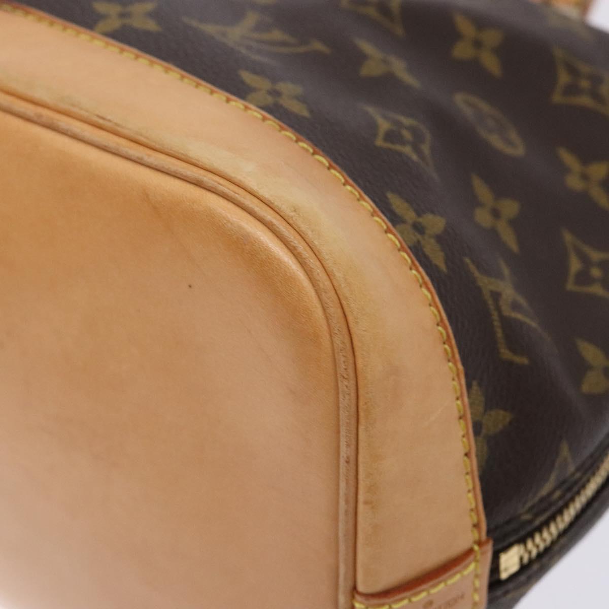 LOUIS VUITTON Monogram Alma Hand Bag M51130 LV Auth BA5172