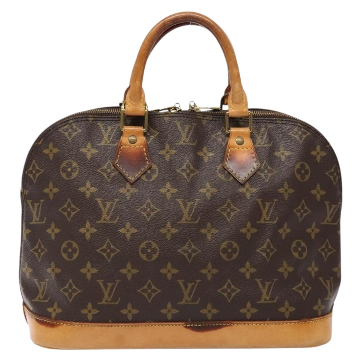 LOUIS VUITTON Monogram Alma Hand Bag M51130 LV Auth BA5172