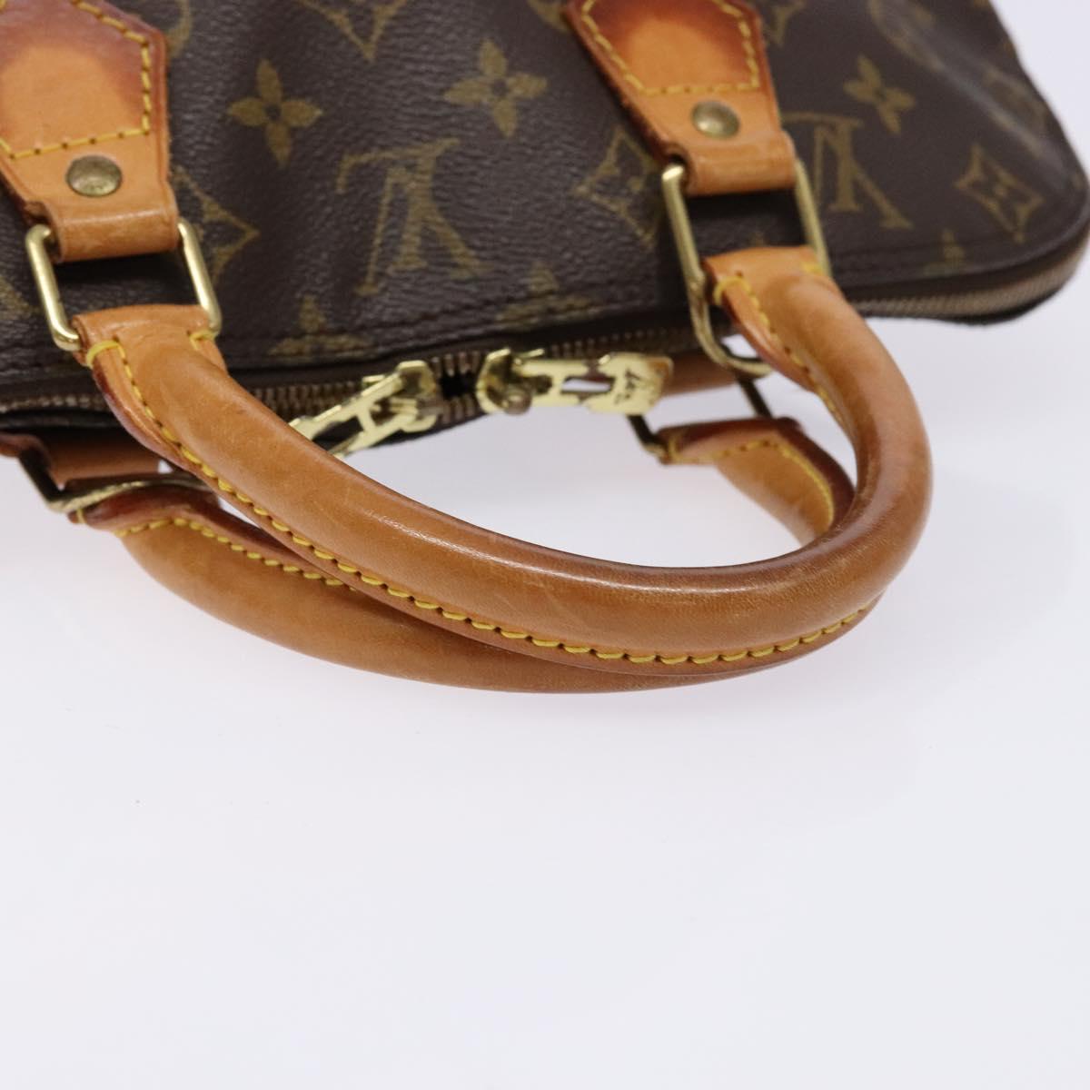 LOUIS VUITTON Monogram Alma Hand Bag M51130 LV Auth BA5172