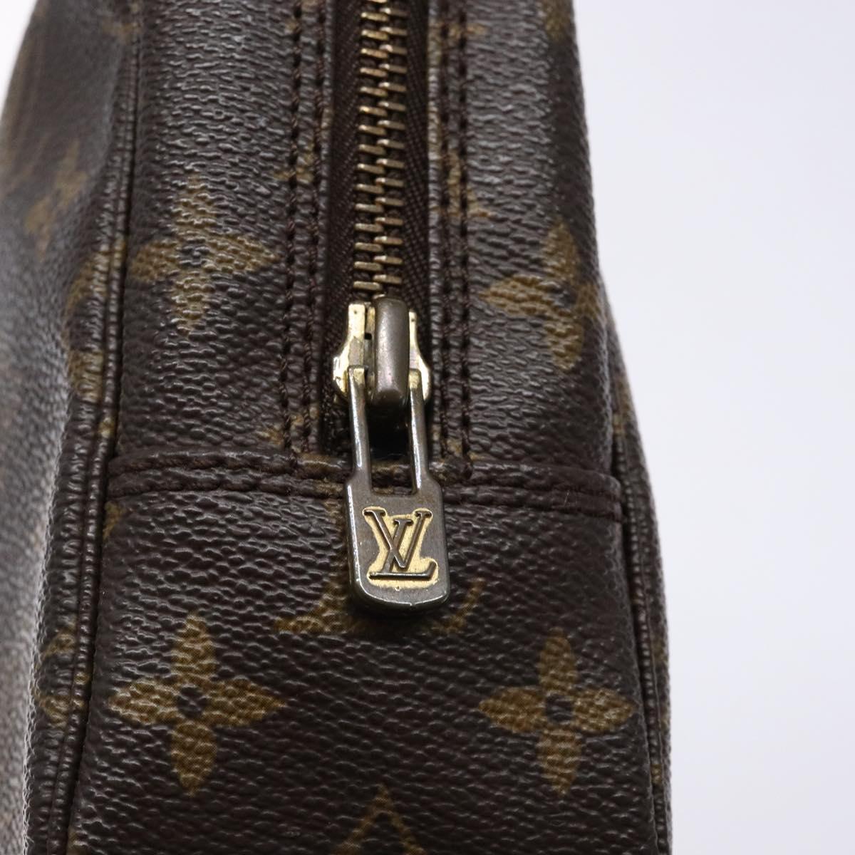 LOUIS VUITTON Monogram Trousse Toilette 23 Clutch Bag M47524 LV Auth BA5173
