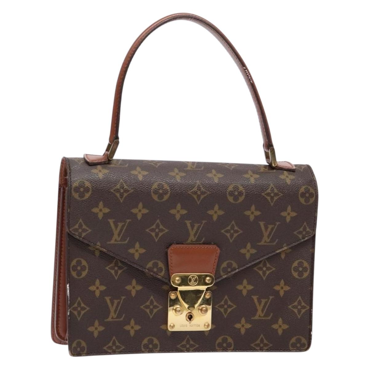 LOUIS VUITTON Monogram Concorde Hand Bag M51190 LV Auth BA5174