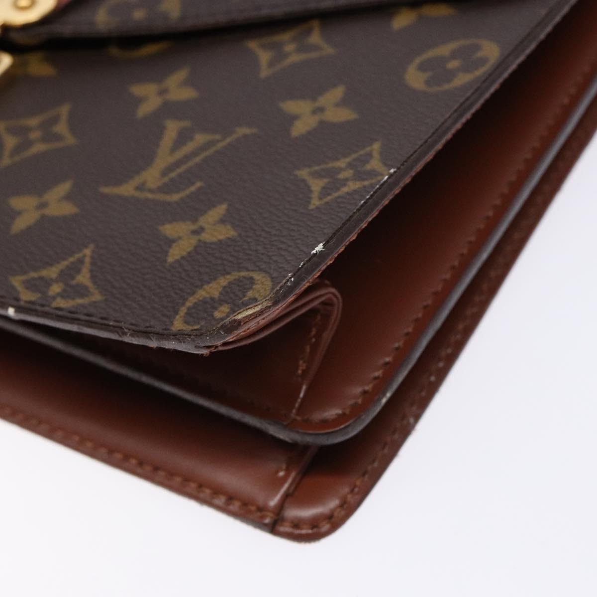 LOUIS VUITTON Monogram Concorde Hand Bag M51190 LV Auth BA5174