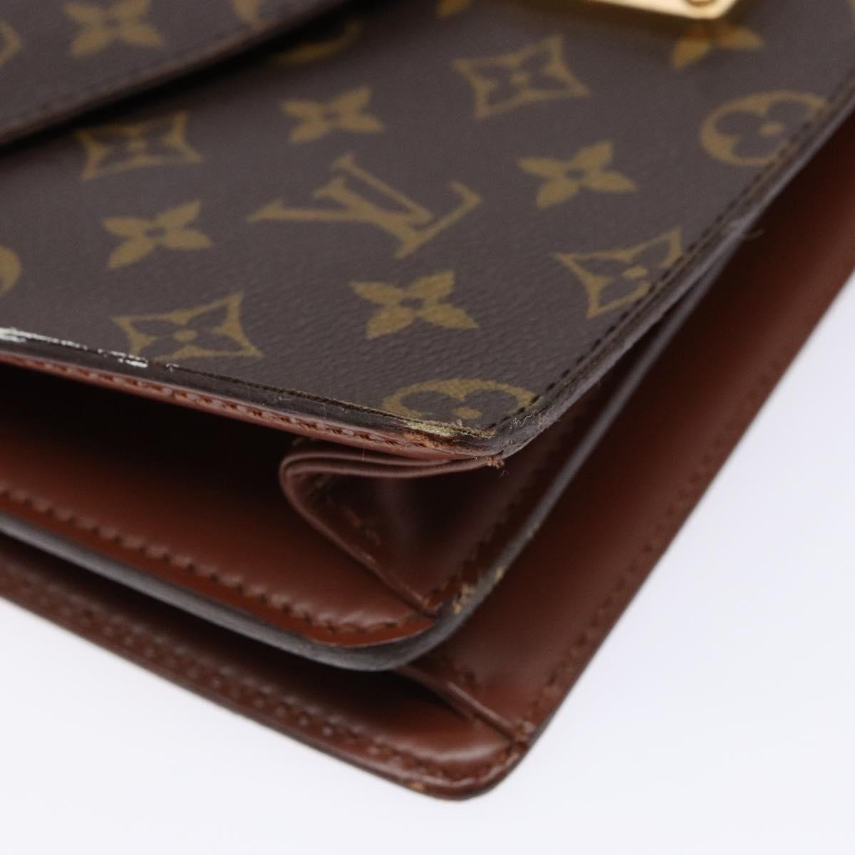 LOUIS VUITTON Monogram Concorde Hand Bag M51190 LV Auth BA5174