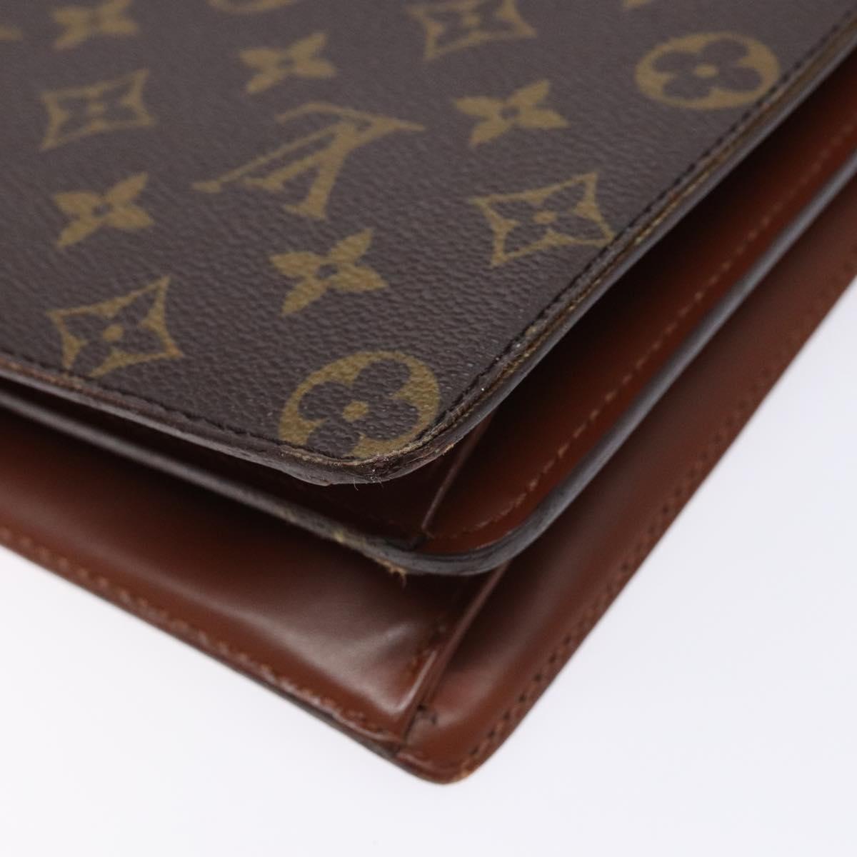 LOUIS VUITTON Monogram Concorde Hand Bag M51190 LV Auth BA5174