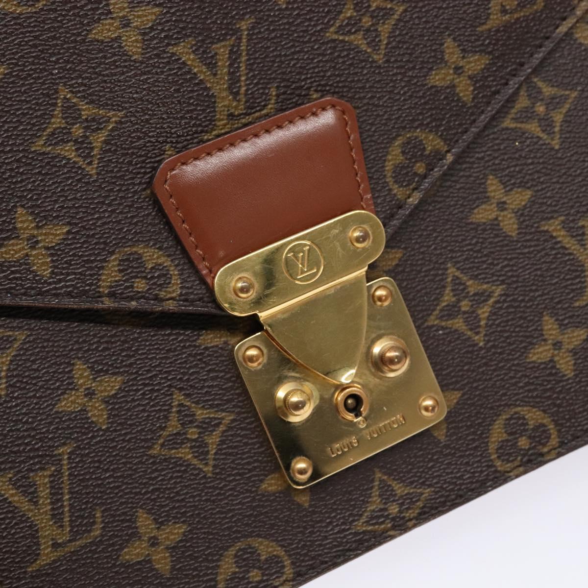 LOUIS VUITTON Monogram Concorde Hand Bag M51190 LV Auth BA5174