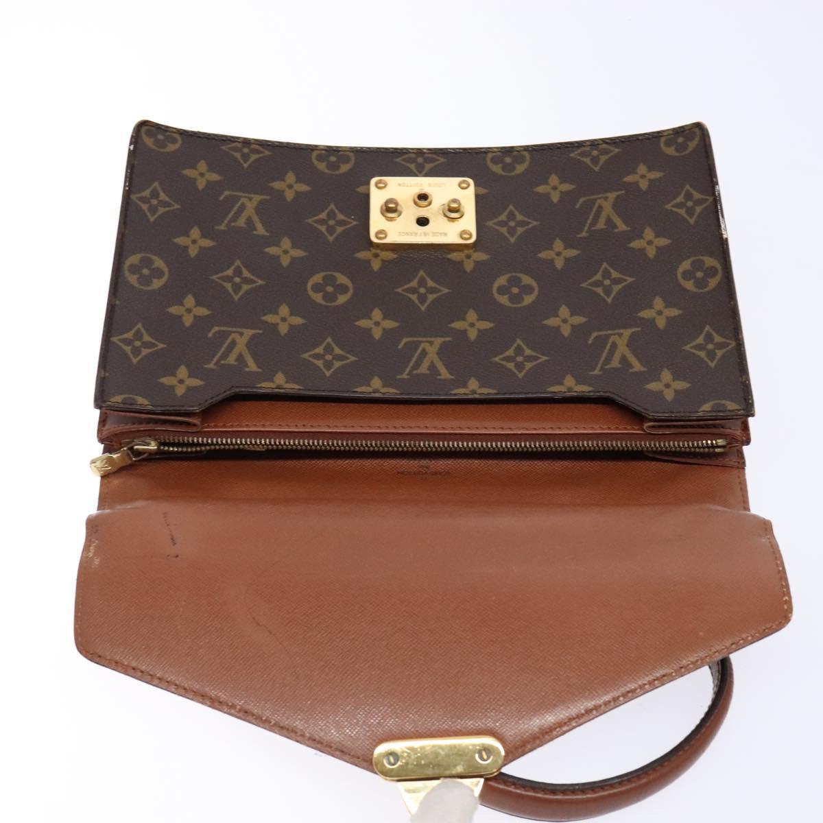 LOUIS VUITTON Monogram Concorde Hand Bag M51190 LV Auth BA5174