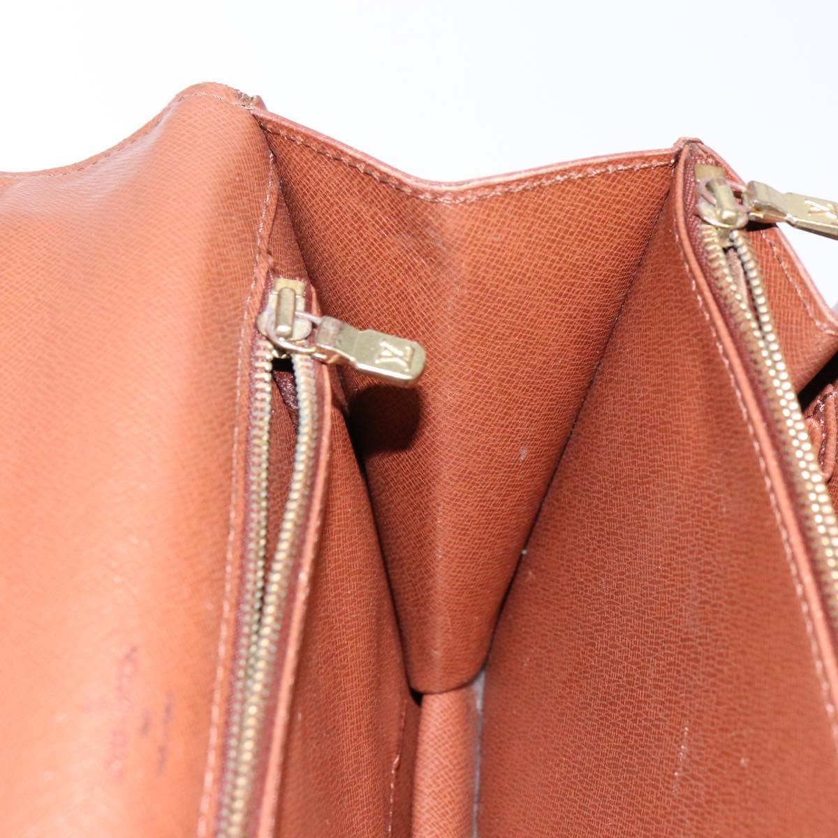 LOUIS VUITTON Monogram Concorde Hand Bag M51190 LV Auth BA5174