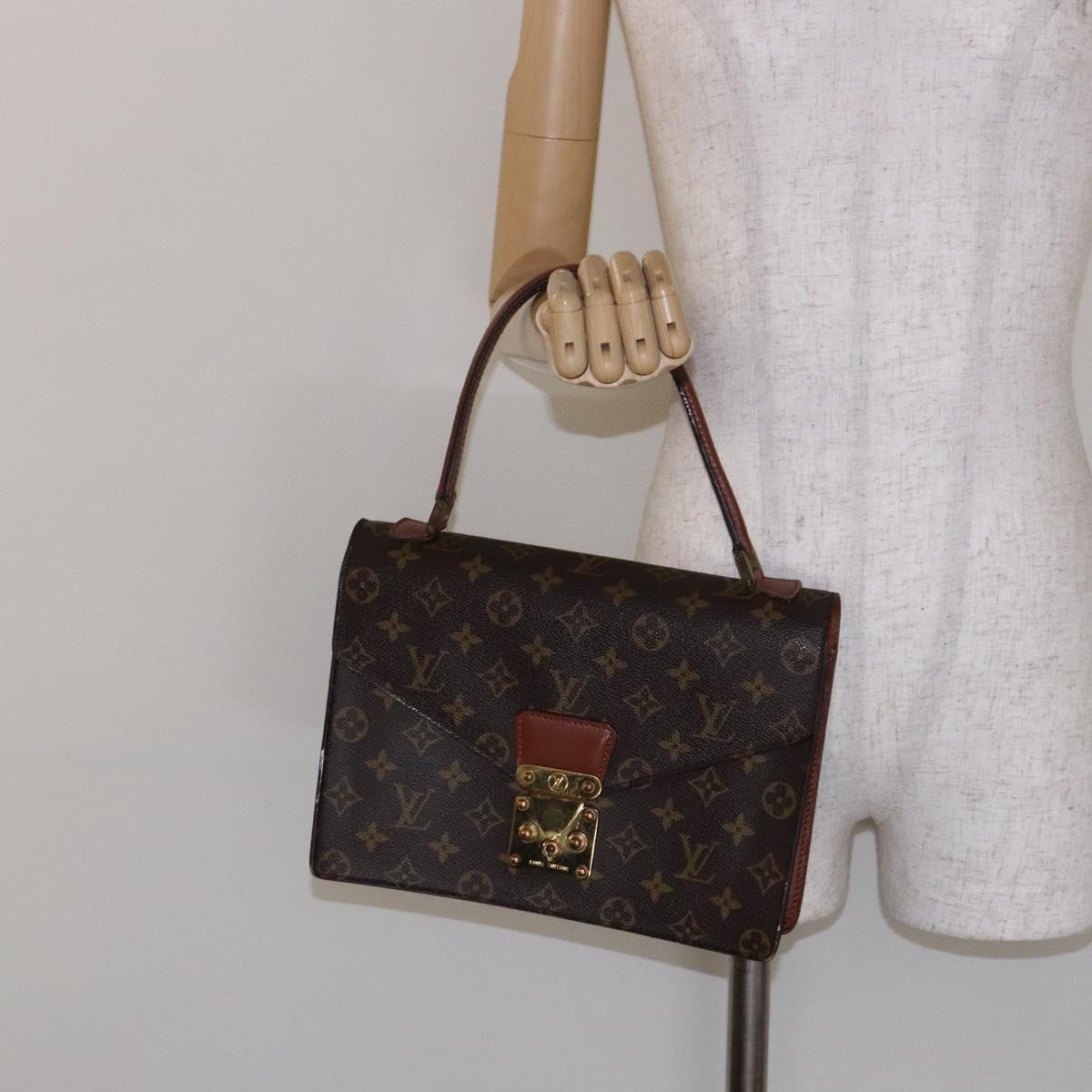 LOUIS VUITTON Monogram Concorde Hand Bag M51190 LV Auth BA5174