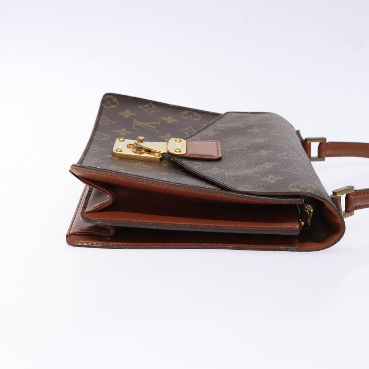 LOUIS VUITTON Monogram Concorde Hand Bag M51190 LV Auth BA5174