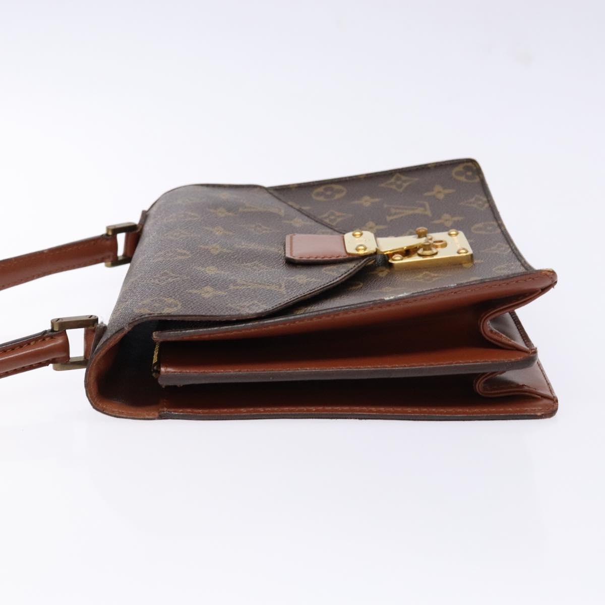 LOUIS VUITTON Monogram Concorde Hand Bag M51190 LV Auth BA5174