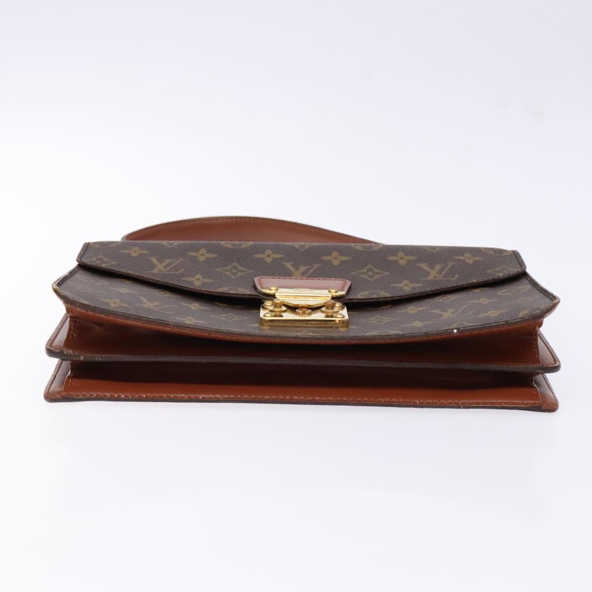 LOUIS VUITTON Monogram Concorde Hand Bag M51190 LV Auth BA5174