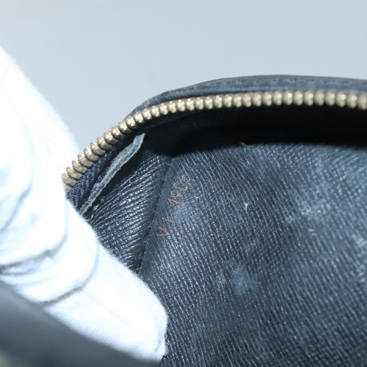 LOUIS VUITTON Epi Porte Documents Voyage Bag Black M54472 LV Auth BA5189