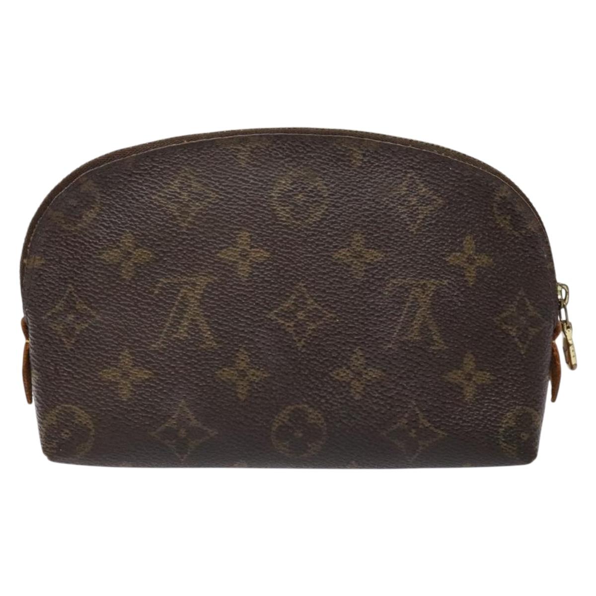 LOUIS VUITTON Monogram Pochette Cosmetic PM Pouch M43998 LV Auth BA5190