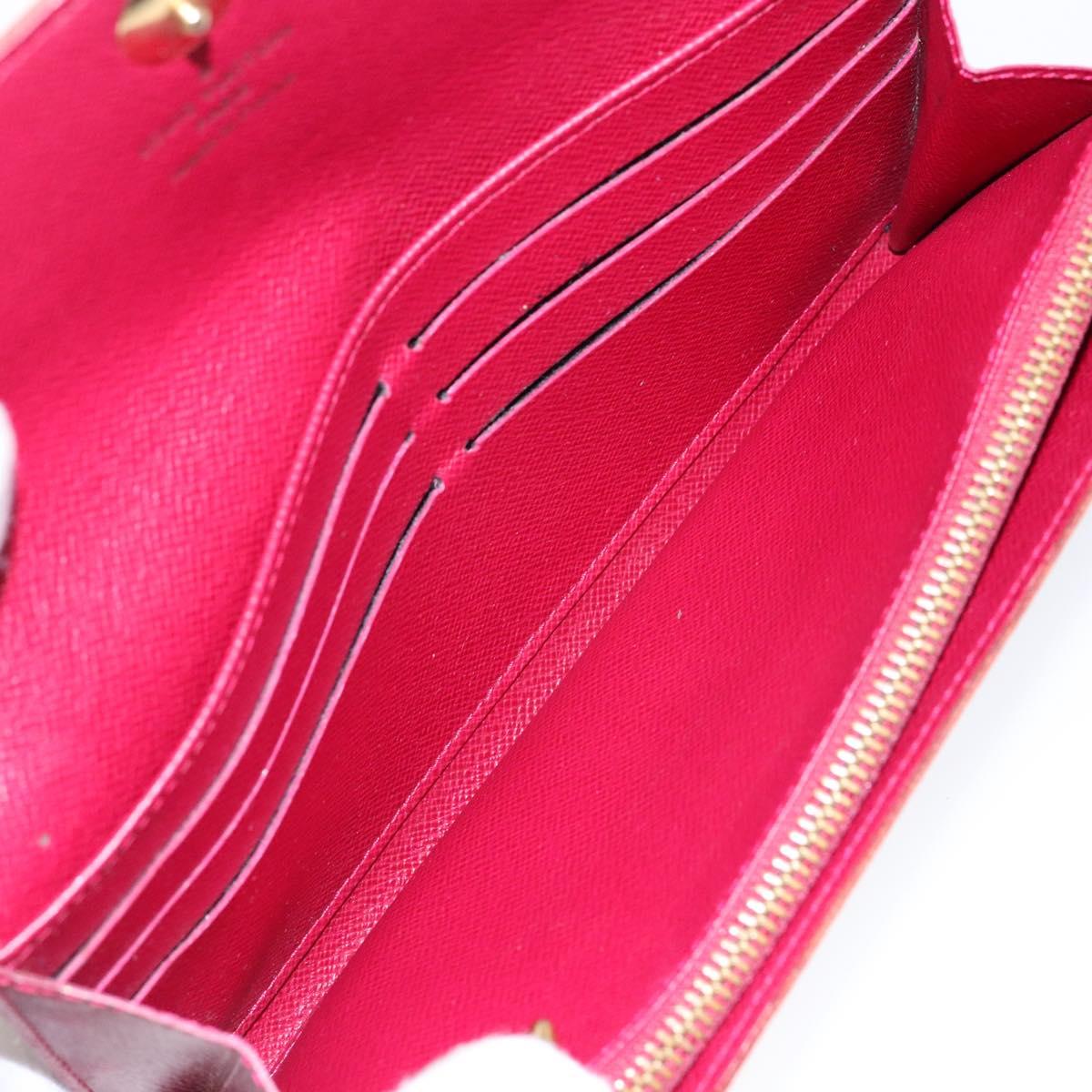 LOUIS VUITTON Multicolor Portefeuille Sarah Wallet White M93532 LV Auth BA5191
