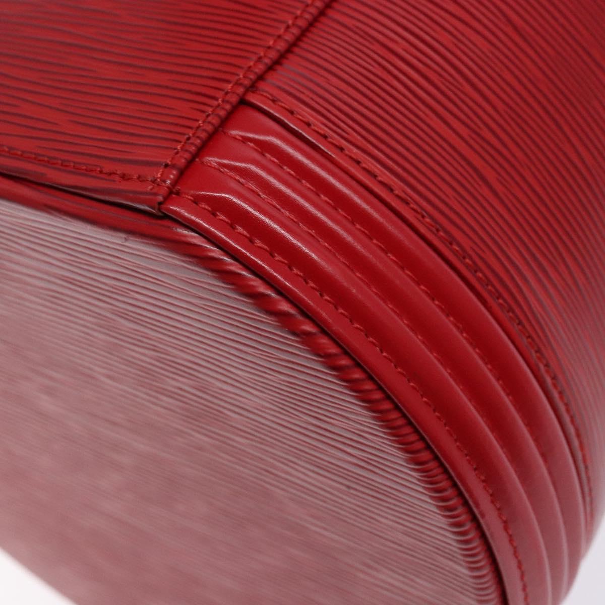 LOUIS VUITTON Epi Cannes Hand Bag Red M48037 LV Auth BA5193