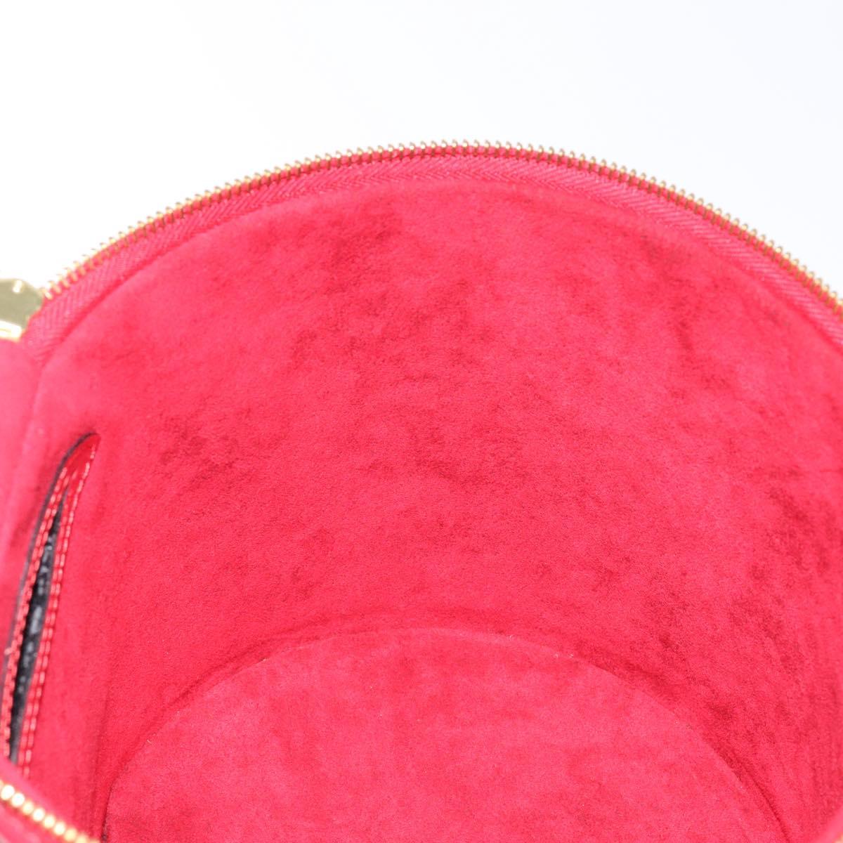 LOUIS VUITTON Epi Cannes Hand Bag Red M48037 LV Auth BA5193
