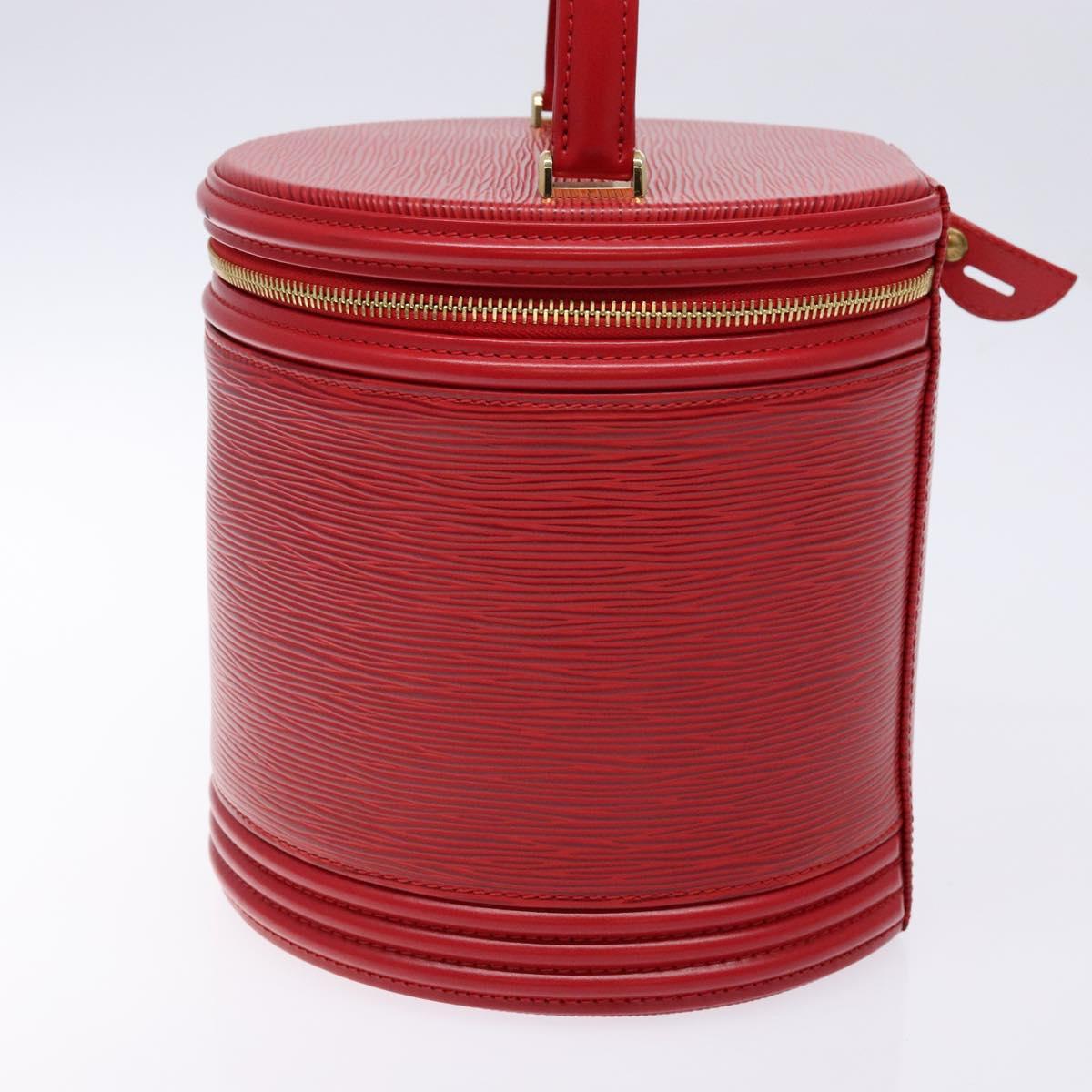 LOUIS VUITTON Epi Cannes Hand Bag Red M48037 LV Auth BA5193