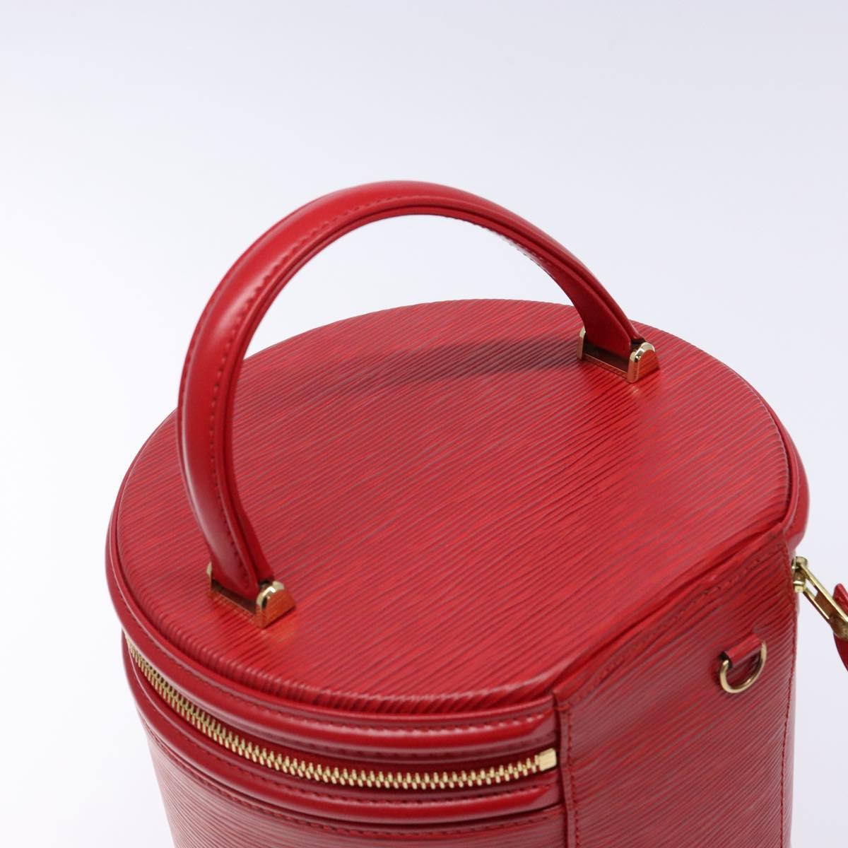 LOUIS VUITTON Epi Cannes Hand Bag Red M48037 LV Auth BA5193