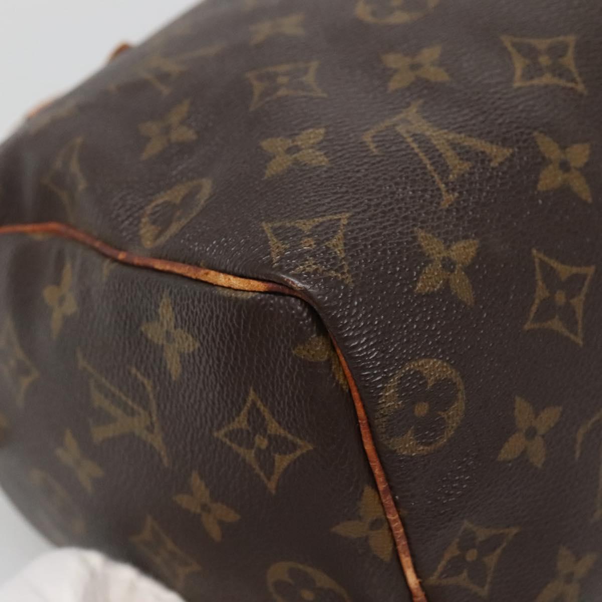 LOUIS VUITTON Monogram Speedy 25 Hand Bag M41528 LV Auth BA5199