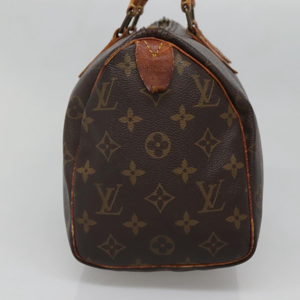 LOUIS VUITTON Monogram Speedy 25 Hand Bag M41528 LV Auth BA5199
