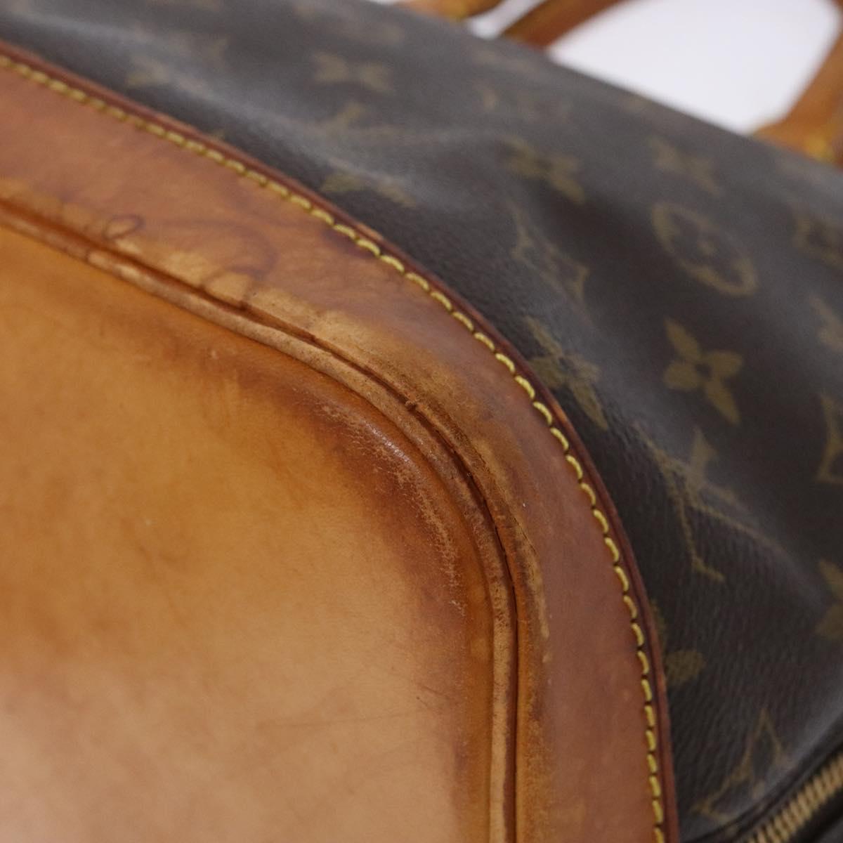 LOUIS VUITTON Monogram Alma Hand Bag M51130 LV Auth BA5209