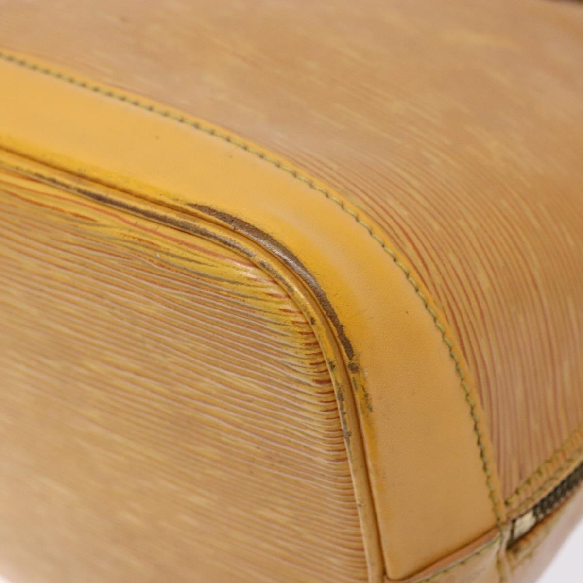 LOUIS VUITTON Epi Alma Hand Bag Yellow M52149 LV Auth BA5218