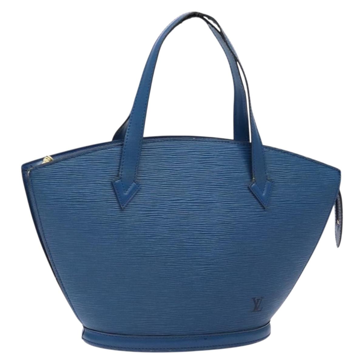 LOUIS VUITTON Epi Saint Jacques Shoulder Bag Blue M52275 LV Auth BA5219