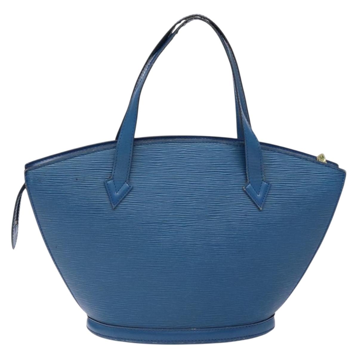 LOUIS VUITTON Epi Saint Jacques Shoulder Bag Blue M52275 LV Auth BA5219