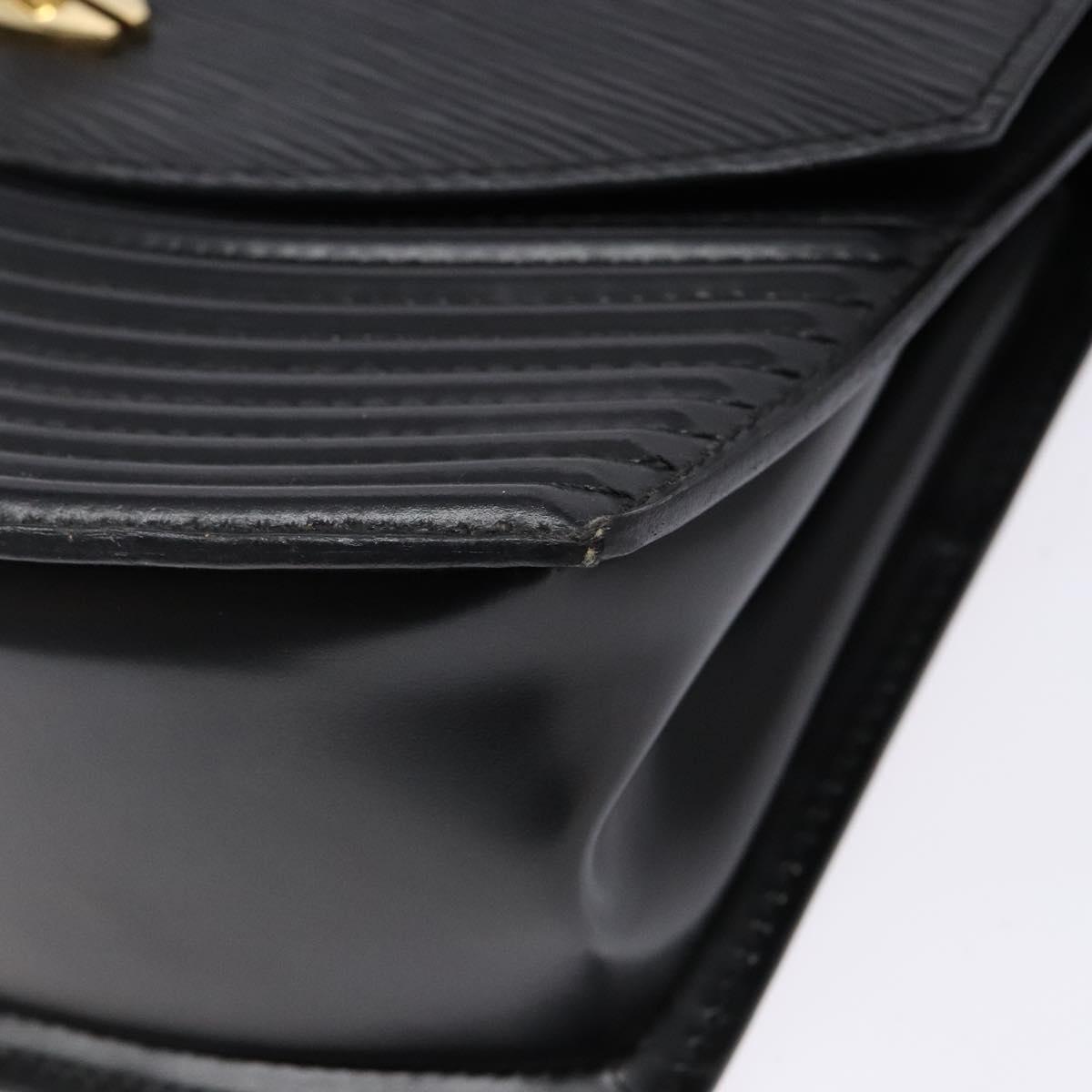 LOUIS VUITTON Epi Tilsitt Shoulder Bag Black M52482 LV Auth BA5230