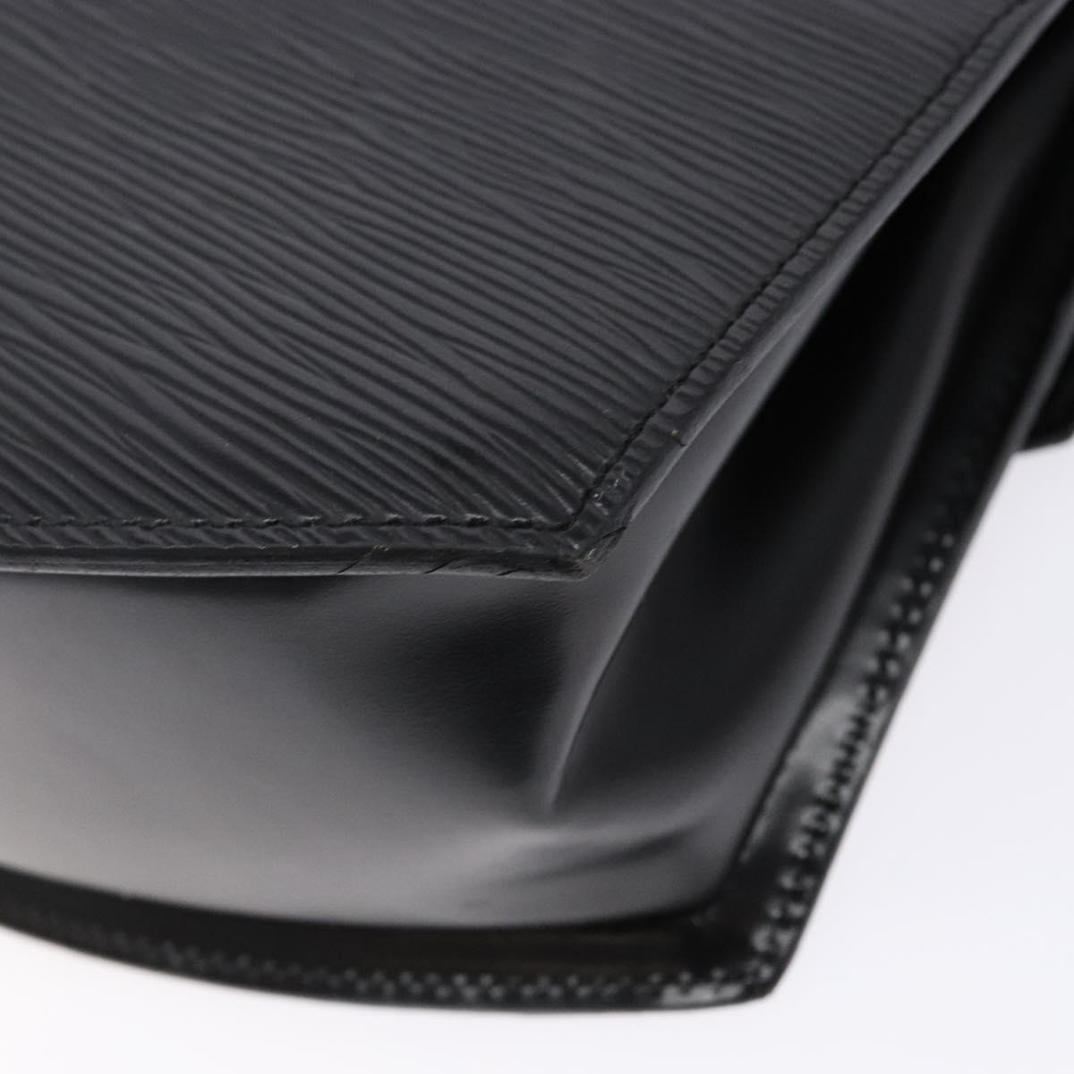 LOUIS VUITTON Epi Tilsitt Shoulder Bag Black M52482 LV Auth BA5230