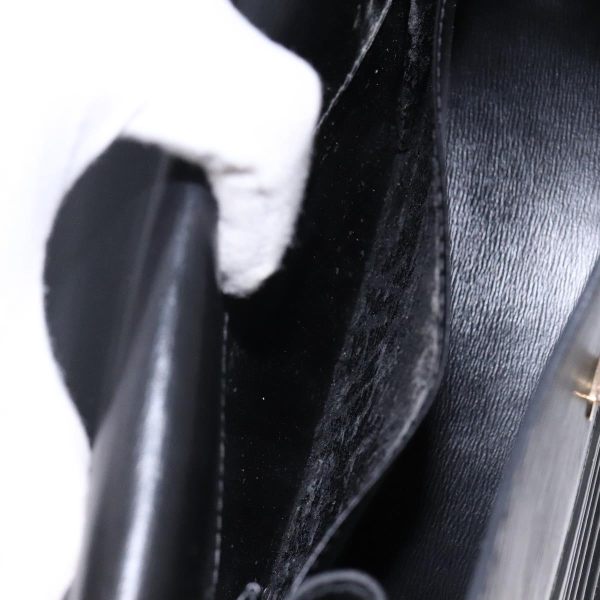 LOUIS VUITTON Epi Tilsitt Shoulder Bag Black M52482 LV Auth BA5230