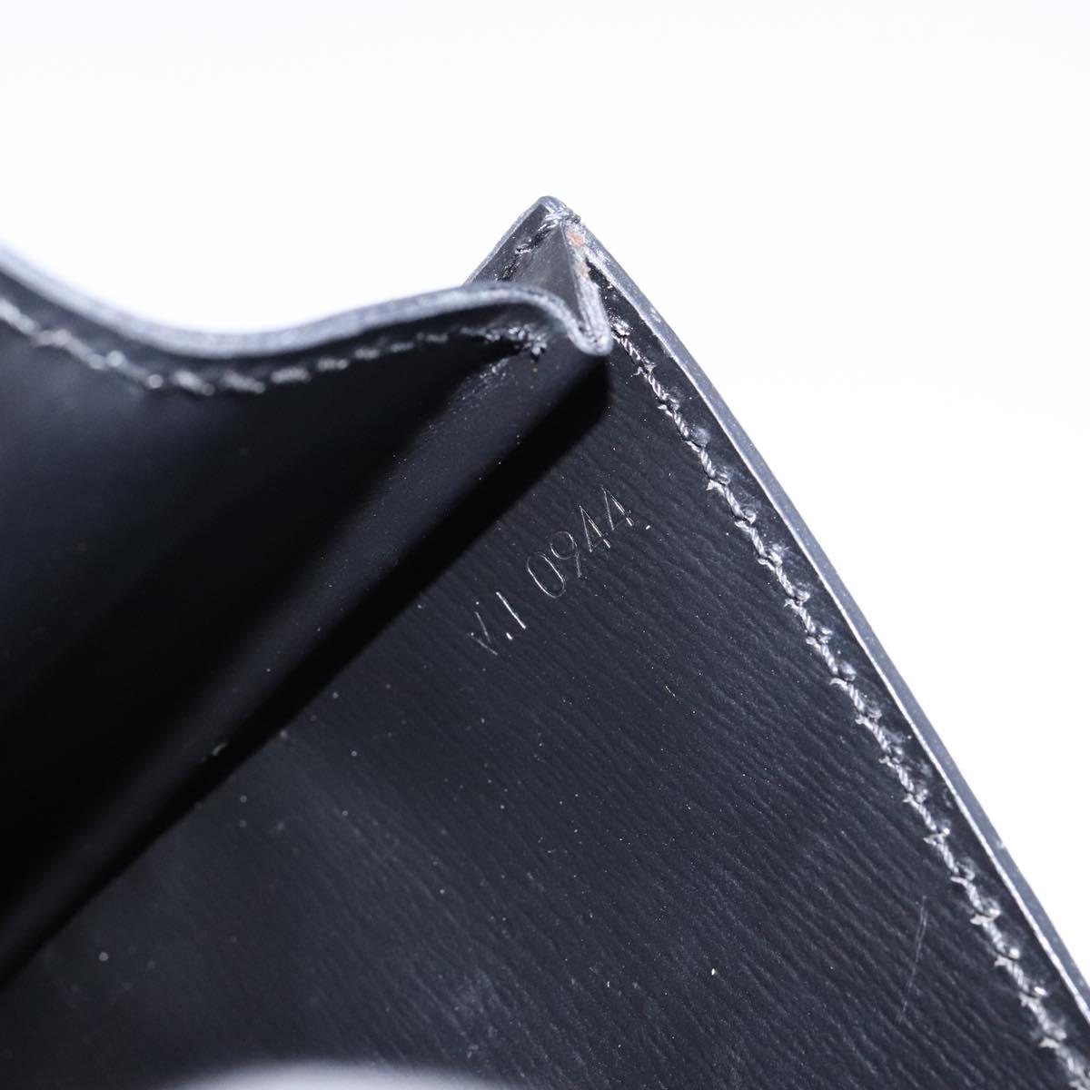 LOUIS VUITTON Epi Tilsitt Shoulder Bag Black M52482 LV Auth BA5230