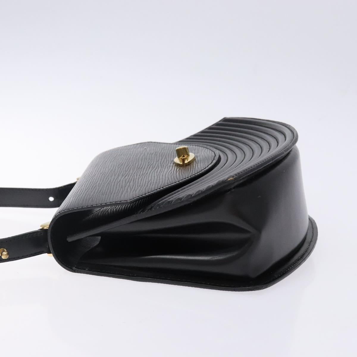 LOUIS VUITTON Epi Tilsitt Shoulder Bag Black M52482 LV Auth BA5230