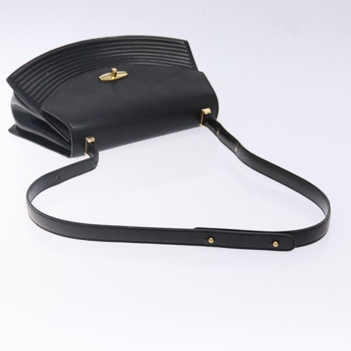 LOUIS VUITTON Epi Tilsitt Shoulder Bag Black M52482 LV Auth BA5230