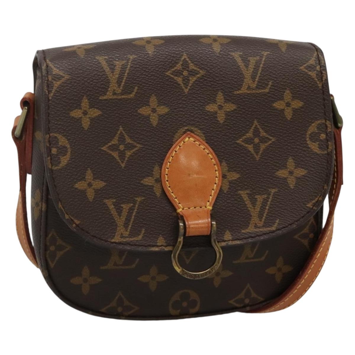 LOUIS VUITTON Monogram Saint Cloud PM Shoulder Bag M51244 LV Auth BA5231