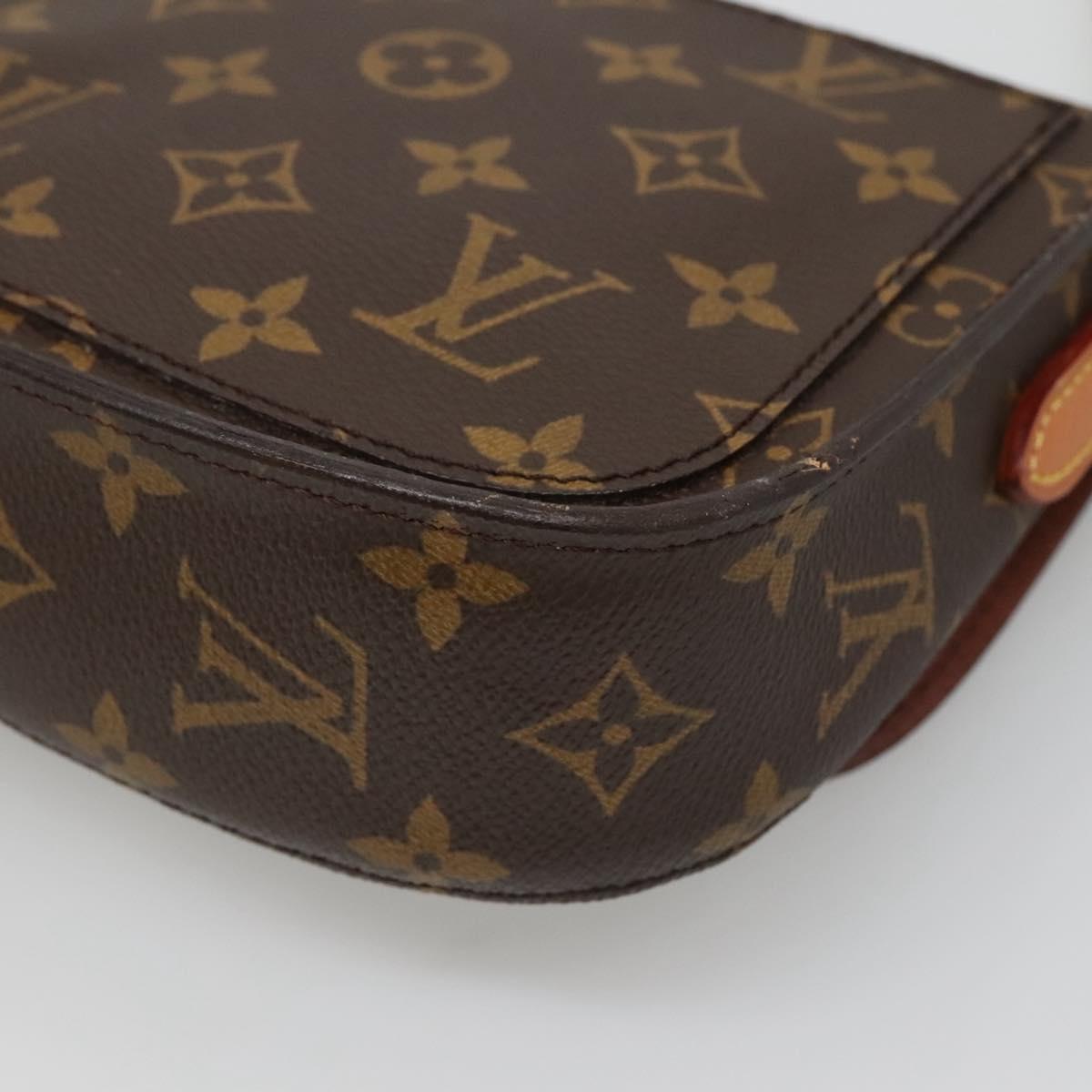 LOUIS VUITTON Monogram Saint Cloud PM Shoulder Bag M51244 LV Auth BA5231