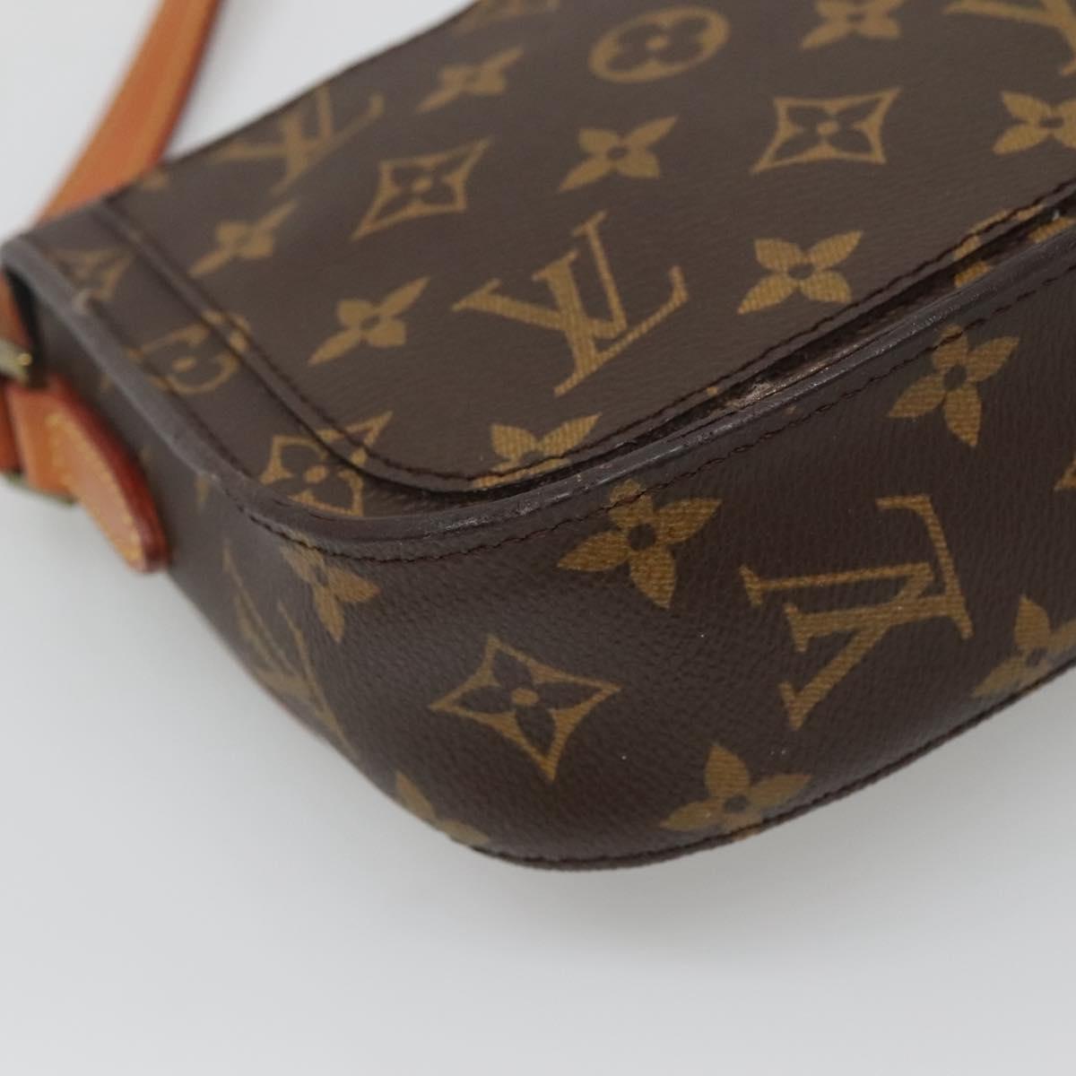 LOUIS VUITTON Monogram Saint Cloud PM Shoulder Bag M51244 LV Auth BA5231